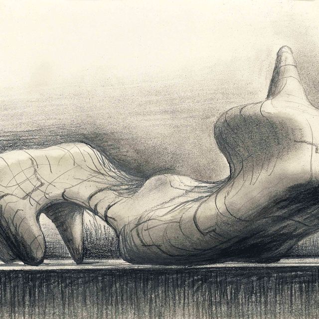 Henry Moore — Лежащая фигура