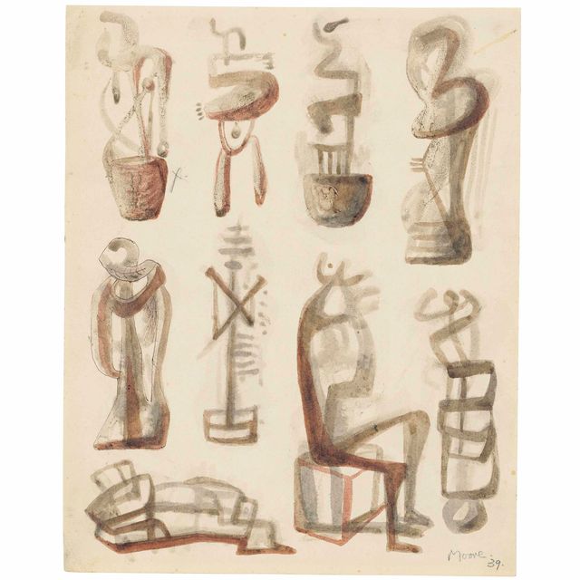 Henry Moore — Идеи для скульптуры