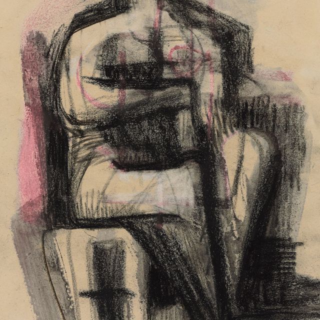 Henry Moore — Сидящая фигура