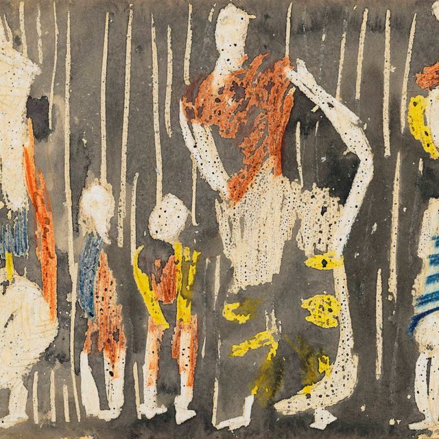 Henry Moore — Текстильный дизайн: Стоящие фигуры