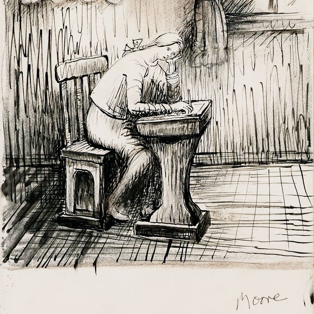 Henry Moore — Мэри делает домашнее задание