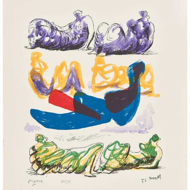 Henry Moore — Альбом для рисования в укрытии