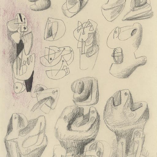 Henry Moore — Идеи для скульптуры