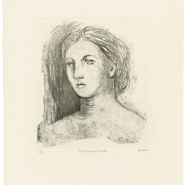 Henry Moore — Голова женщины