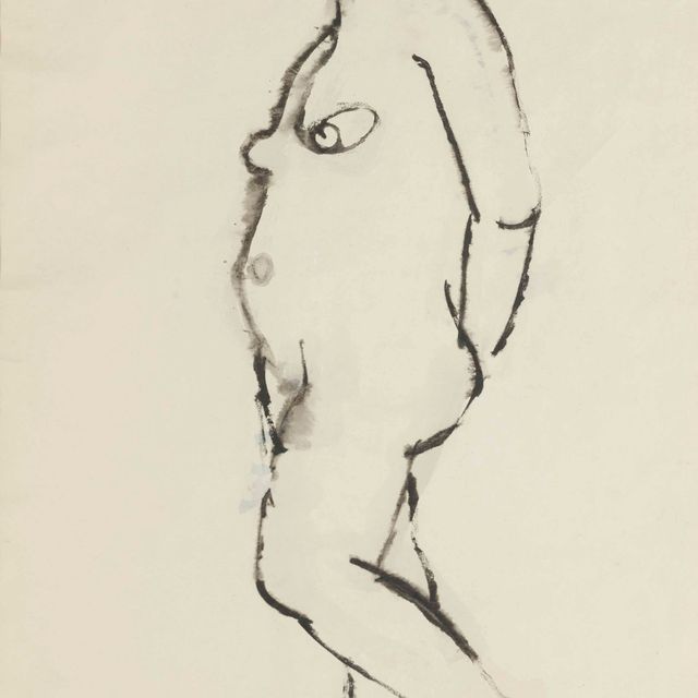 Henry Moore — Обнаженная женщина