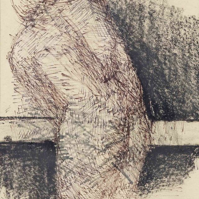 Henry Moore — Стоящая фигура: Вид сзади