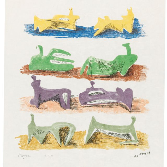 Henry Moore — Альбом для рисования в укрытии
