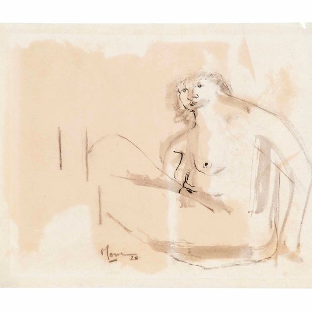 Henry Moore — Сидящая фигура