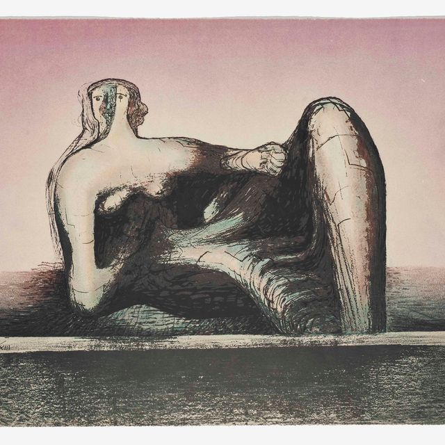 Henry Moore — Лежащая фигура