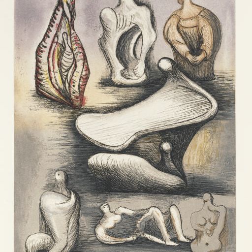 Henry Moore — Семь скульптурных идей II (C. 590)
