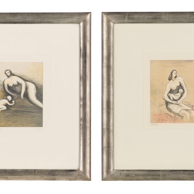 Henry Moore — Мать и дитя III и Мать и дитя VI, от: Мать и дитя