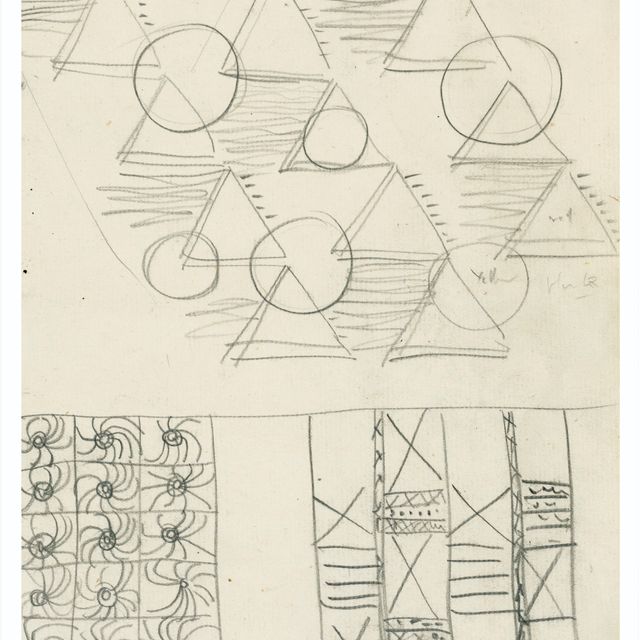 Henry Moore — Текстильный дизайн из альбома для рисования 1