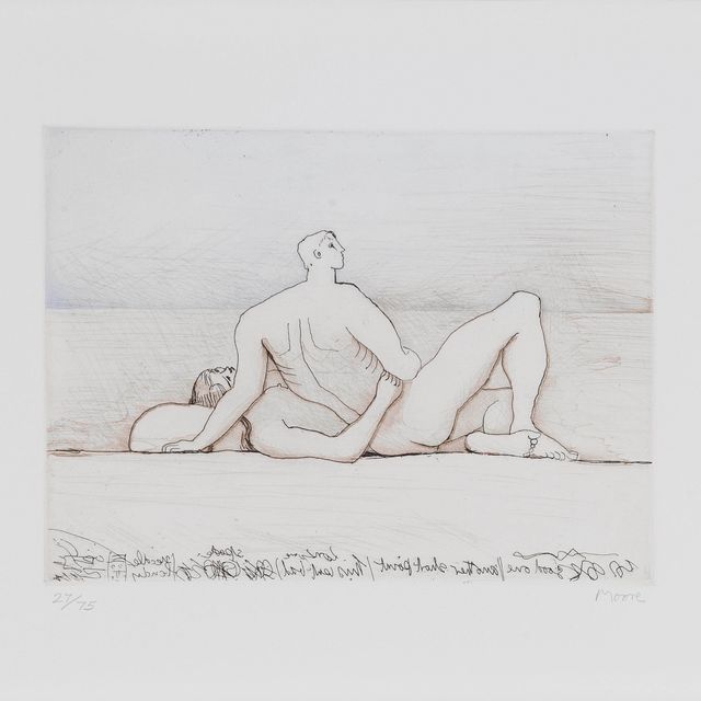 Henry Moore — Лежащие фигуры мужчины и женщины I (C. 361)
