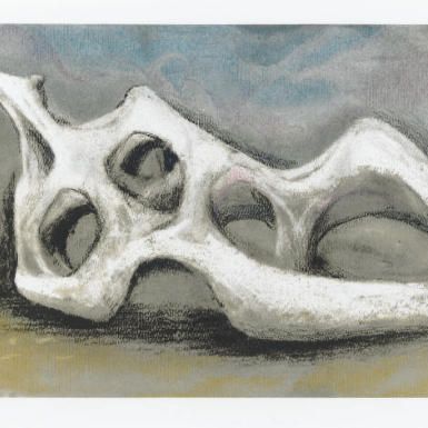 Henry Moore — Лежащая фигурная кость (C. 652)