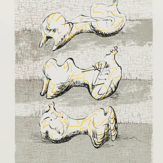 Henry Moore — Три лежащие фигуры (С. 182)