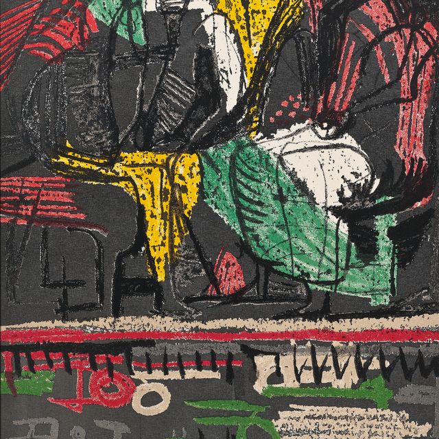 Henry Moore — Три сидящие фигуры