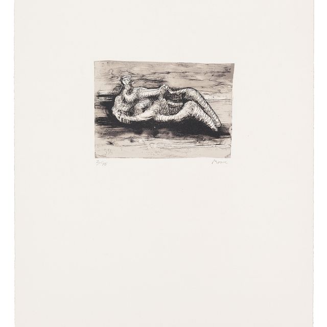 Henry Moore — Лежащая женщина