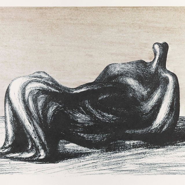 Henry Moore — Задрапированная лежащая фигура (Cramer 416)