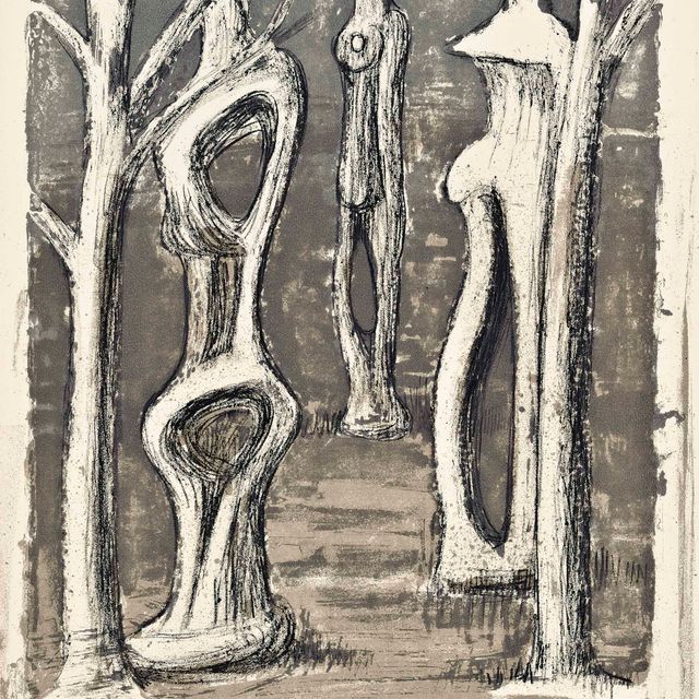 Henry Moore — Деревья, от: Prométhée (Кремер, 29)