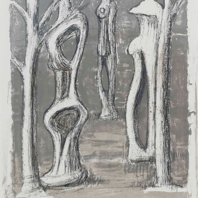 Henry Moore — Деревья, от: Prométhée (Кремер, 29)