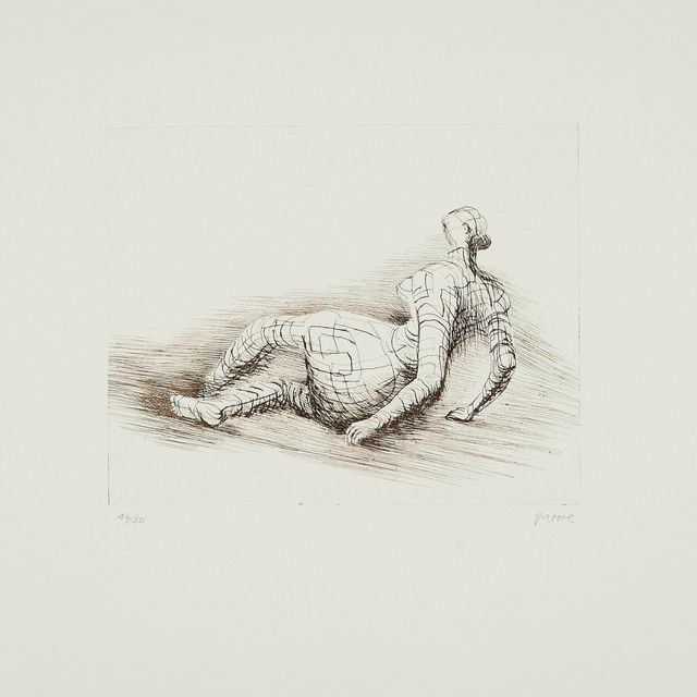 Henry Moore — Искаженная лежащая фигура (C. 509)