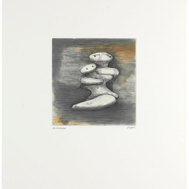 Henry Moore — Мать и дитя XVII, от Матери и ребенка