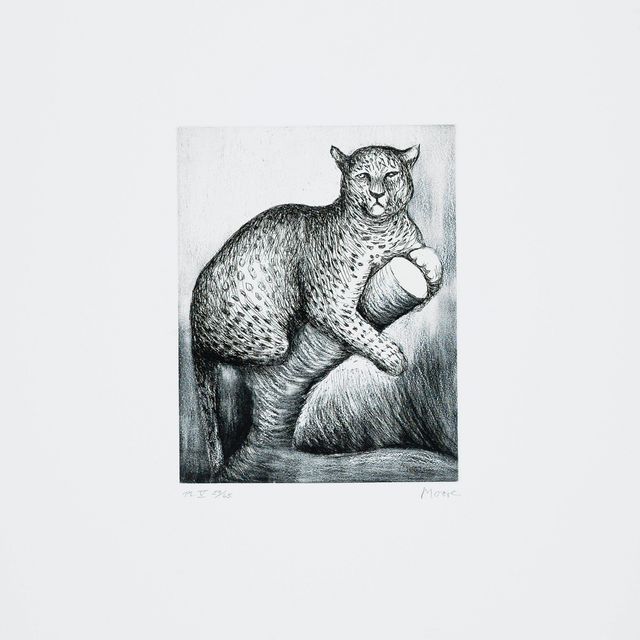 Henry Moore — Ягуар, из "Животных в зоопарке" (С. 641)