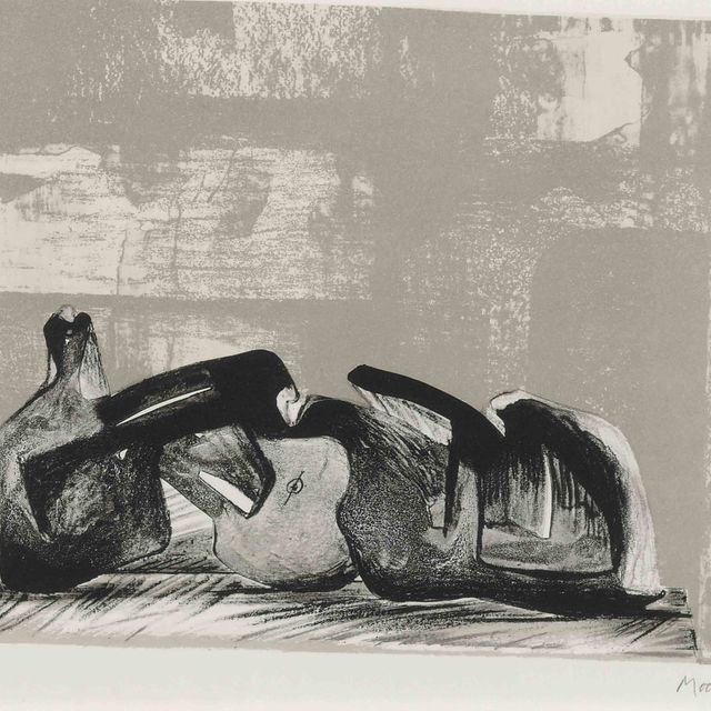 Henry Moore — Внутренняя установка откидывающейся фигуры I (C. 458)