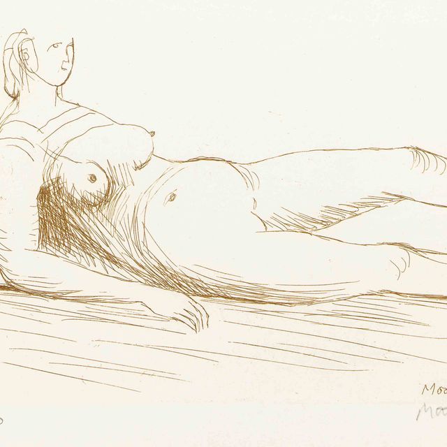 Henry Moore — Лежащая фигура (не у Крамера)