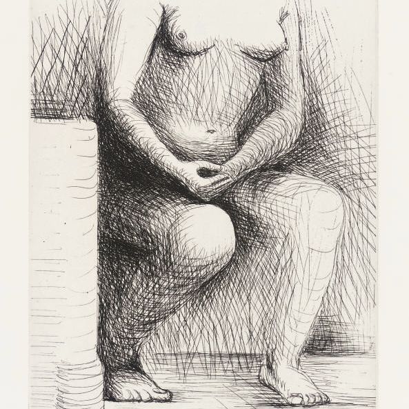 Henry Moore — Сидящая фигура (Cramer 516)