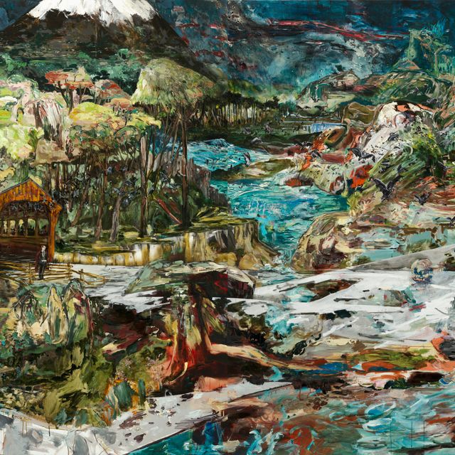 Hernan Bas — Летучие мыши и амбарный мост