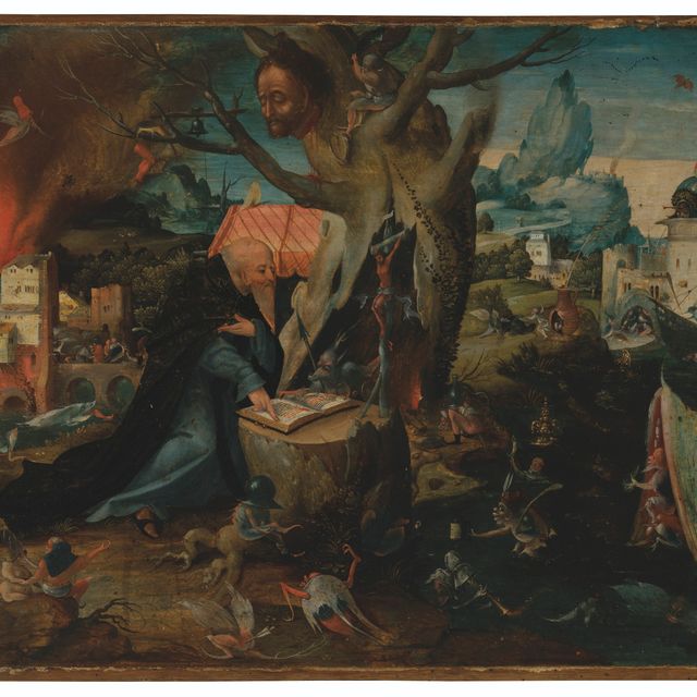 Hieronymus Bosch — Искушение святого Антония