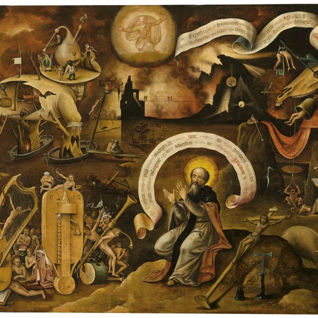 Hieronymus Bosch — Искушение святого Антония