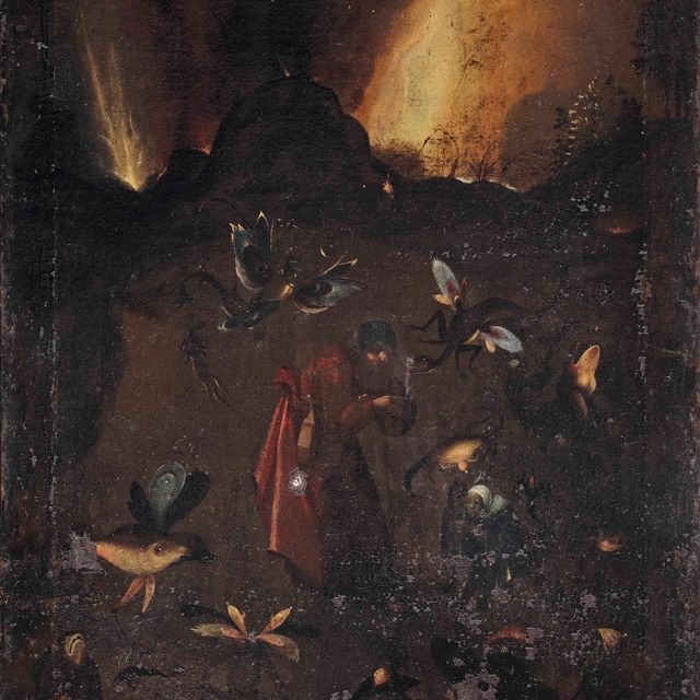 Hieronymus Bosch — Искушение святого Антония