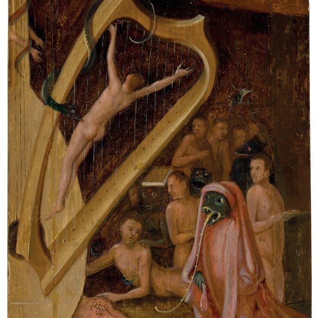 Hieronymus Bosch — Проклятые души в аду