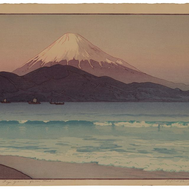 Hiroshi Yoshida — Фудзияма от Михо