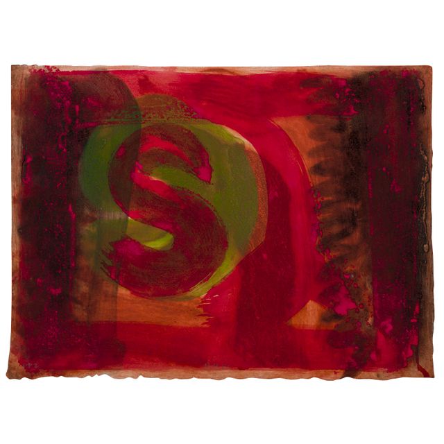 Howard Hodgkin — Красное Прислушивающееся ухо
