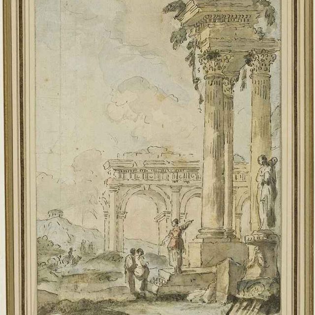 Hubert Robert — Архитектурный каприз