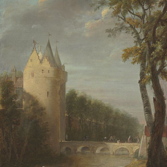 Hubert Robert — Ворота Фландрии, Брюссель