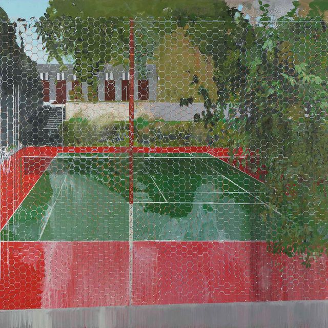 Hurvin Anderson — Загородный клуб: Проволочная сетка