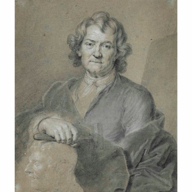 Hyacinthe Rigaud — Портрет скульптора Пьера Пюже