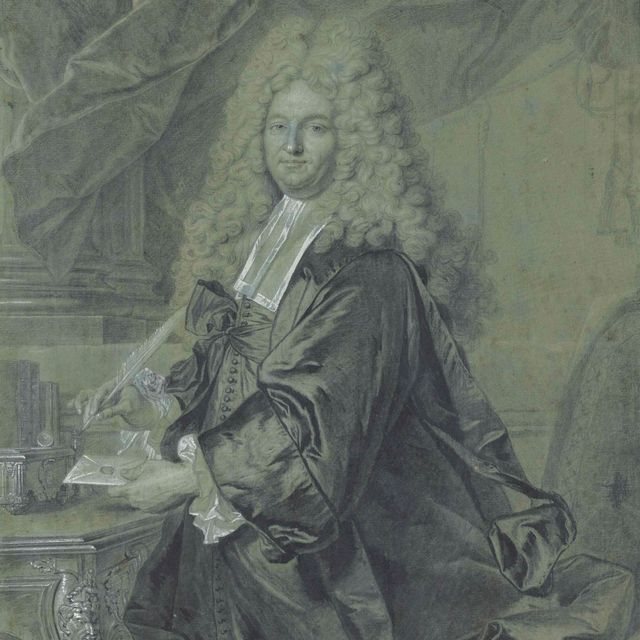 Hyacinthe Rigaud — Портрет Жозефа Жан-Батиста Флерио д'Арменонвиля (1661-1728), государственного советника, рост в три четверти, в официальной мантии и парике.