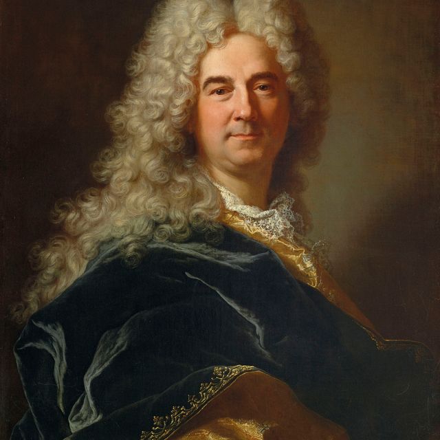 Hyacinthe Rigaud — Портрет человека в голубом жилище