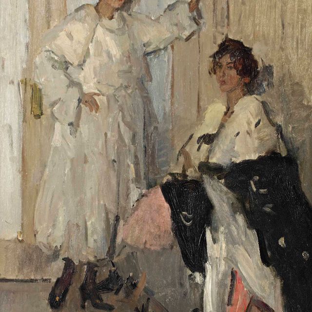 Isaac Israels — Манекены Иппи и Герти в Hirsch, Амстердам