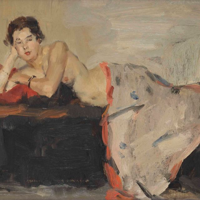 Isaac Israels — Лежащая обнаженная, Лондон