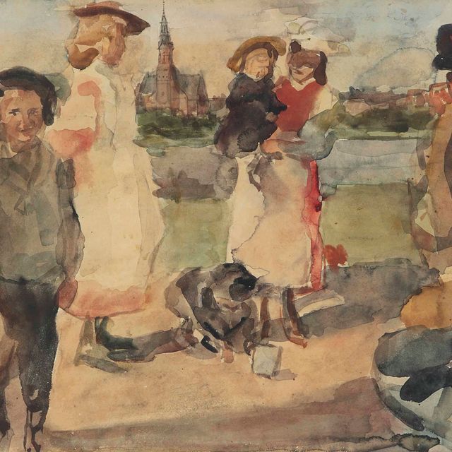 Isaac Israels — Дети в Остерпарке, Амстердам