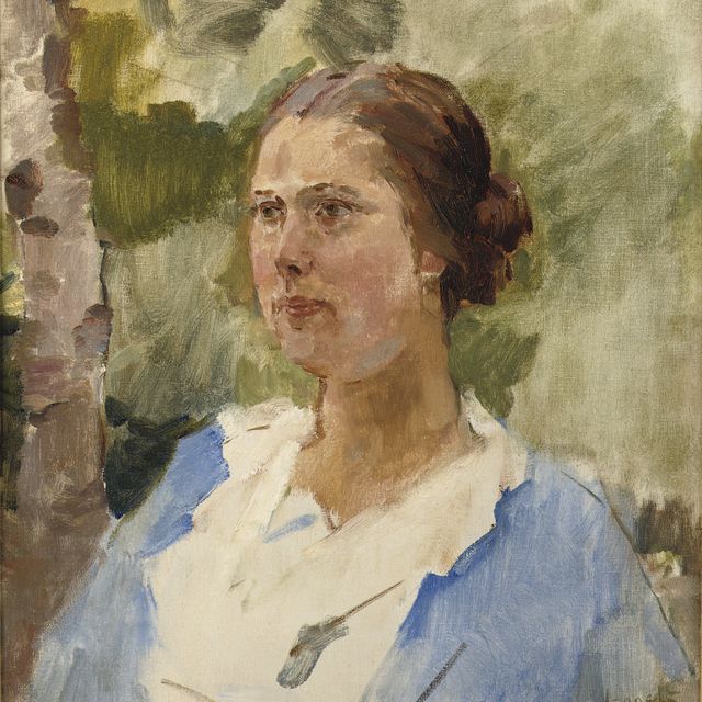 Isaac Israels — Медсестра отдыхает в саду