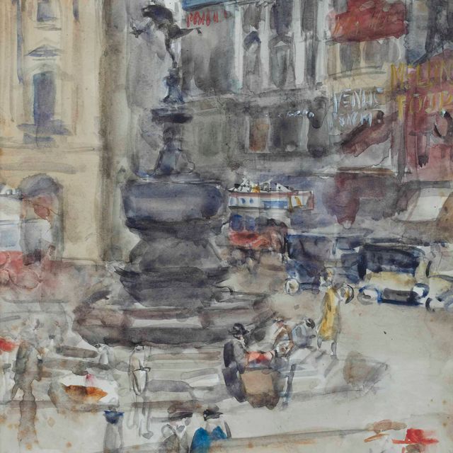 Isaac Israels — Площадь Пикадилли, Лондон