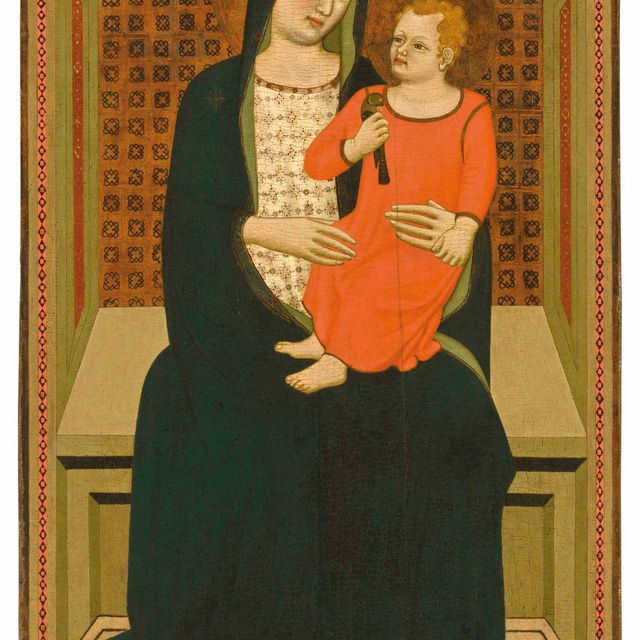 Italian School — Мадонна с младенцем
