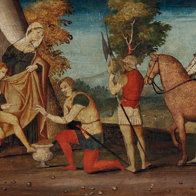 Italian School — Панно де кассоне - представитель исторической сцены